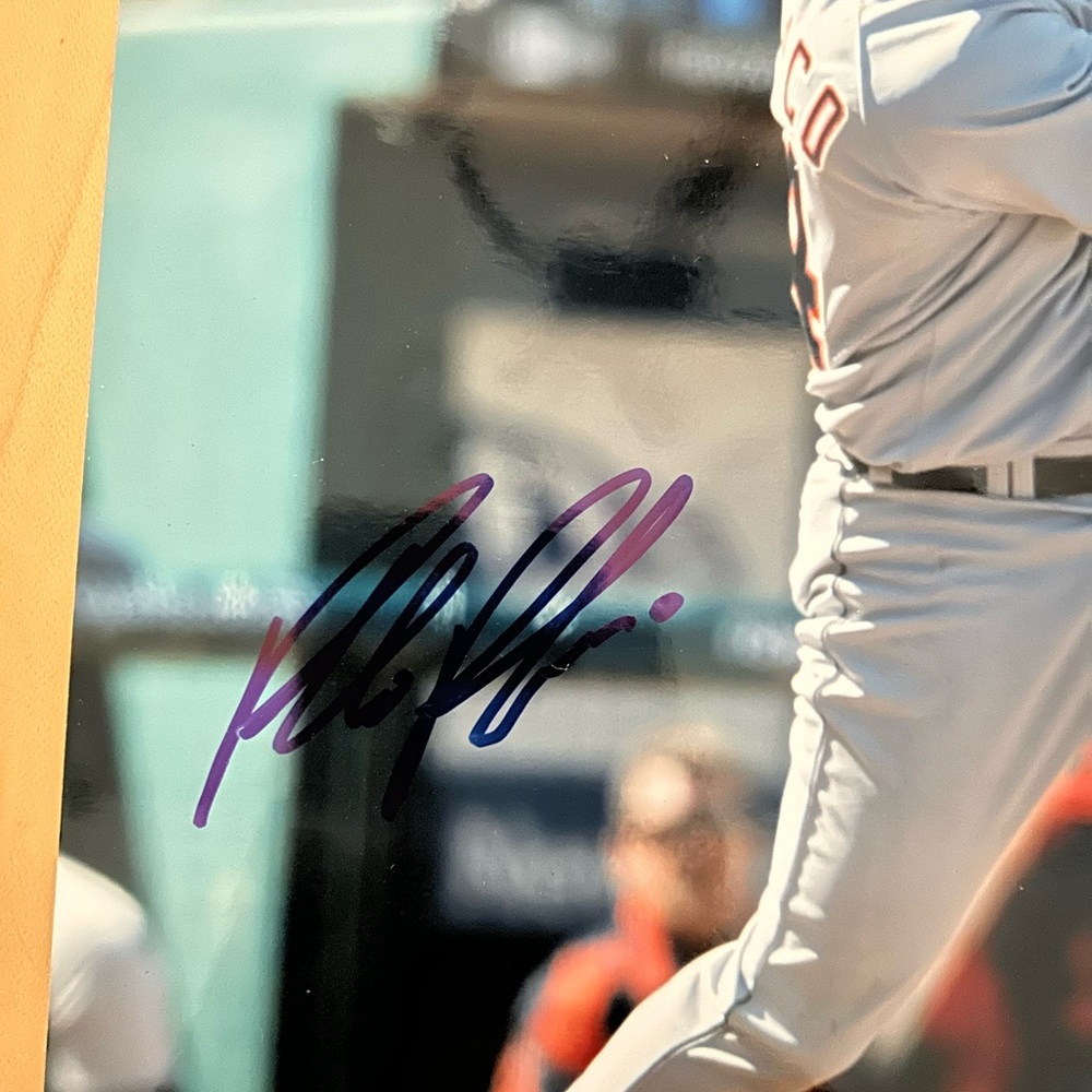 Autographed Baseball Photo